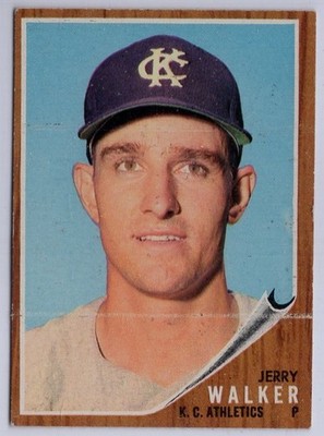 1962 Topps #357 Jerry Walker in EX Condition Athletics