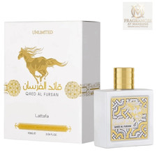 Lattafa Qaed Al Fursan Unlimited EDP 90ml Women - Pineapple Vanilla, New Sealed