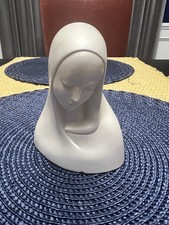 Vintage Holland Mold Blessed Mother Mary Madonna Head Bust