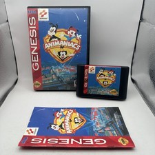 Animaniacs SEGA Genesis CIB Complete w/ Manual VGC KONAMI