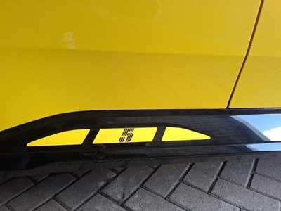 Renault 5 E-tech Electric Side Skirt Decals / Stickers - yellow