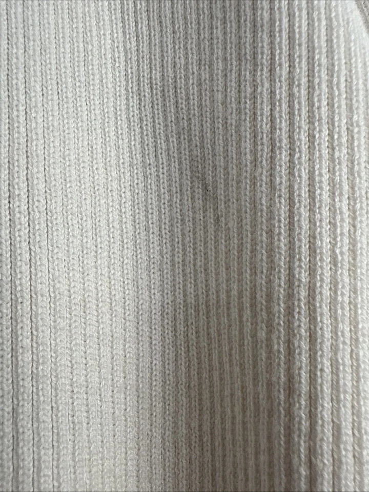 Cárdigan y camiseta sin mangas vintage años 90 requisitos algodón con botones P rayas medianas nuevo con etiquetas Foto 4 de 4