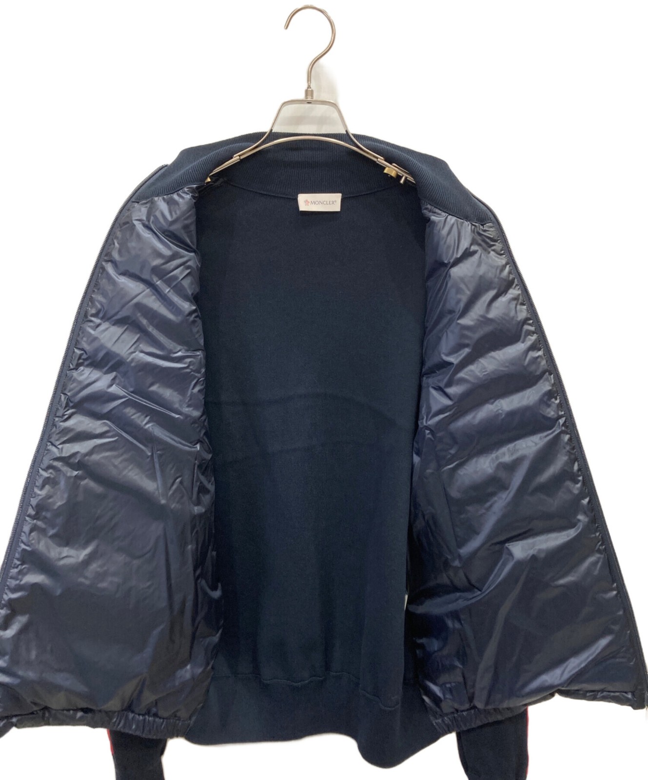 MONCLER/"CARDIGAN TRICOT" Knit-trimmed Down Jacket/ Navy/ Size: ? thumbnail 3