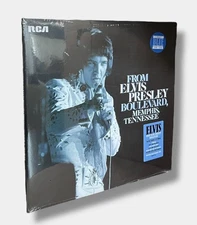 Elvis Presley From Boulevard Memphis Tennessee FTD Blue Special LTD 2LP Vinyl