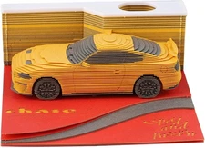 3D Timepiece Calendar 2026 Paper Art Memo Pad with LED Light – Tear-Away