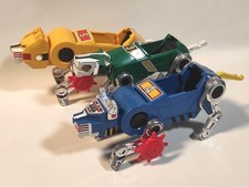 Voltron Vintage 1984 Panosh Place Lotto 3 Leoni Verde Blu Giallo