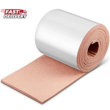 1/4" X 6" X 2.5 Yard Adhesive Felt Roll, Self-Adhesive Padding Cushion fo