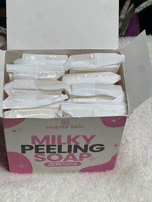 Habibi Milky Peeling Soap (50g-5Bars) I am a verified and legitimate reseller
