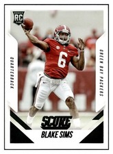 Blake Sims 2015 Score Rookie RC #372 Green Bay Packers Football Card *308