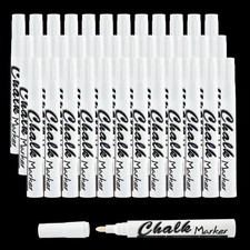 White Liquid Chalk Markers 36 Pack Chalk Pens for Blackboard, Chalkboard, Win...