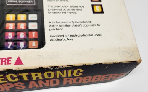 De colección 1979 Stop Thief Electronic Cops and Robbers Juego de Mesa FUNCIONA Parker Bros - Imagen 15 de 20