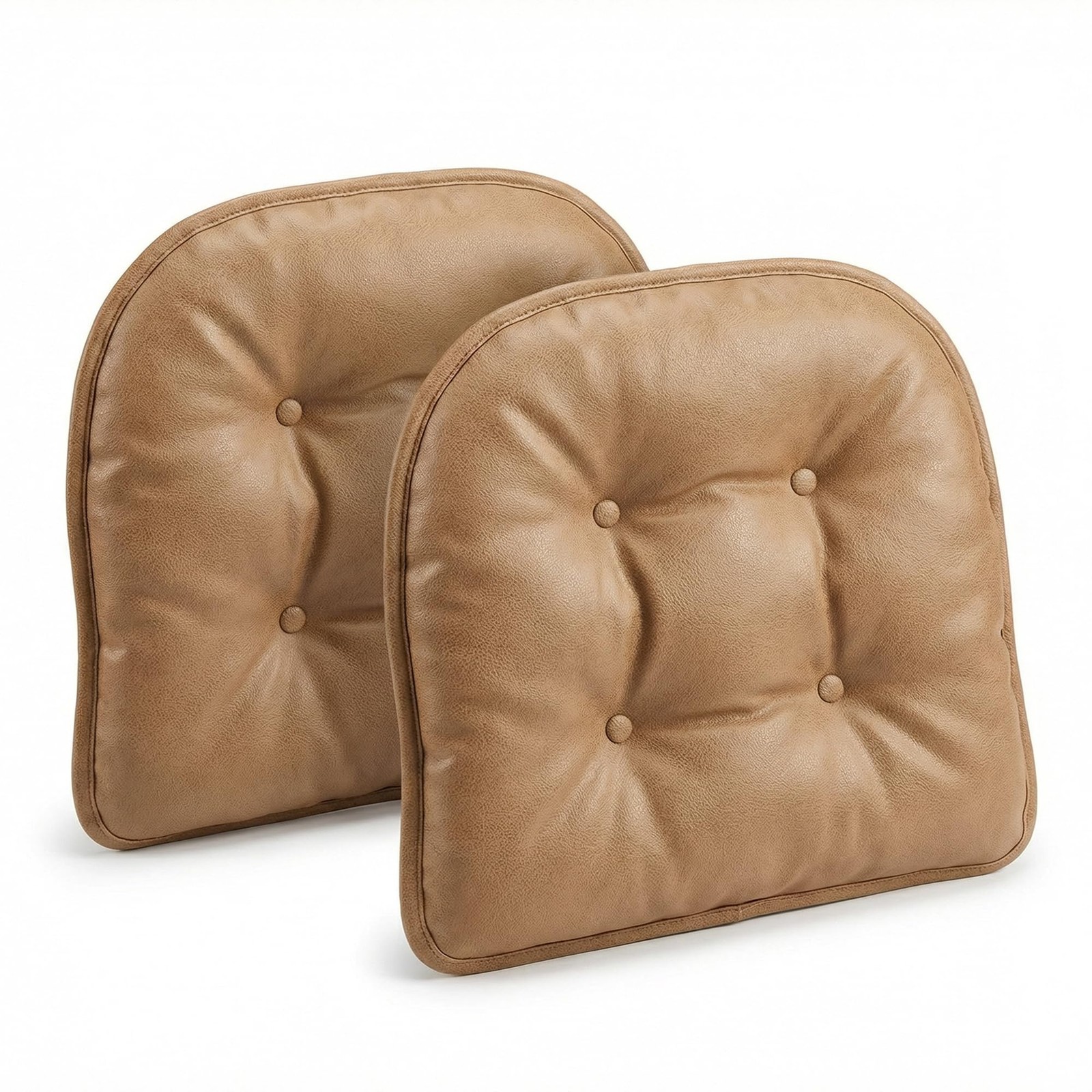 Cushions Non Slip U Shaped 15 X16 2 Pack Taupe Klear Vu Led Omega