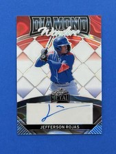Jefferson Rojas 2024 Leaf Metal RWB Auto Autograph RC Rookie Chicago Cubs 2/2