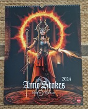 Anne Stokes Mystic World Posterkalender Wandkalender 2024. Mystische Wesen 