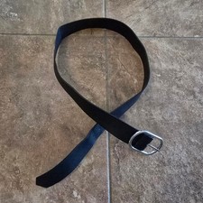 Black Racetrack Buckle 42 Belt