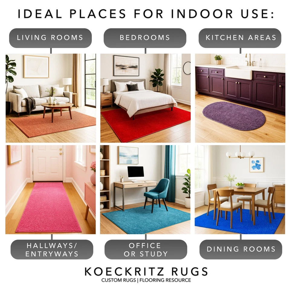 Koeckritz Modern Soft 8' x 10' Area Rug – Durable Carpet for Bedroom Home Décor - Image 4 of 4