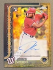 2025 Topps Chrome Gilded Collection Autograph James Wood /99 RC #CJA-JW