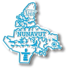 Nunavut Province Magnet by Classic Magnets