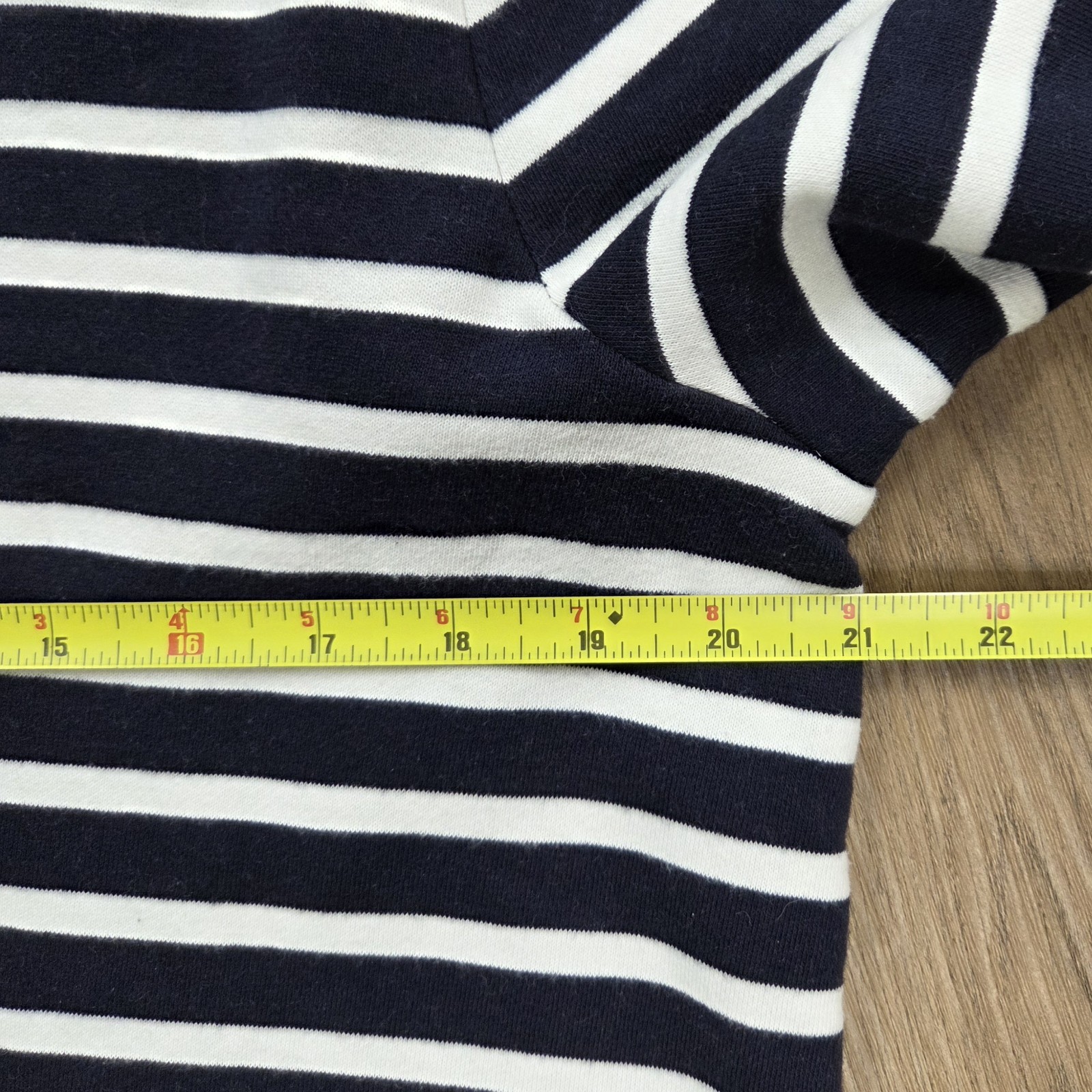 Talbots V-Neck Pullover Collared Striped Womens L… - image 8