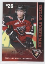 2012-13 Vancouver Giants Team Issue Taylor Vickerman #26
