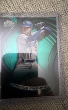 2022 Topps Chrome Black - Freddie Freeman #73 Green Refractor /99