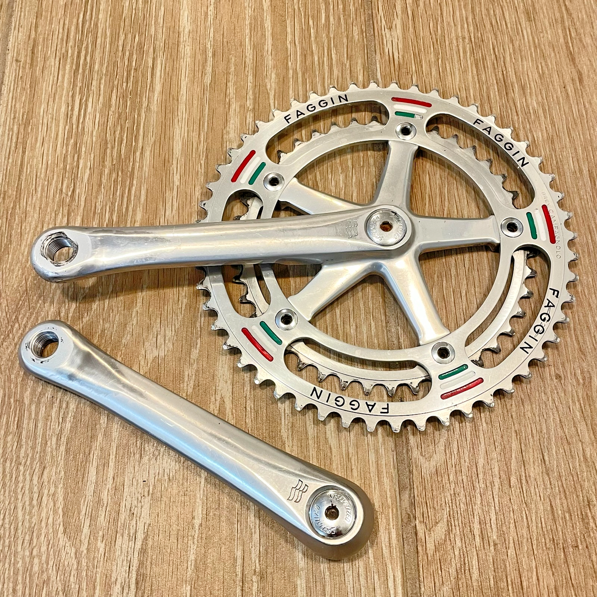 Specialized Flag Crankset Campagnolo Faggin Pantograph 172 42 52