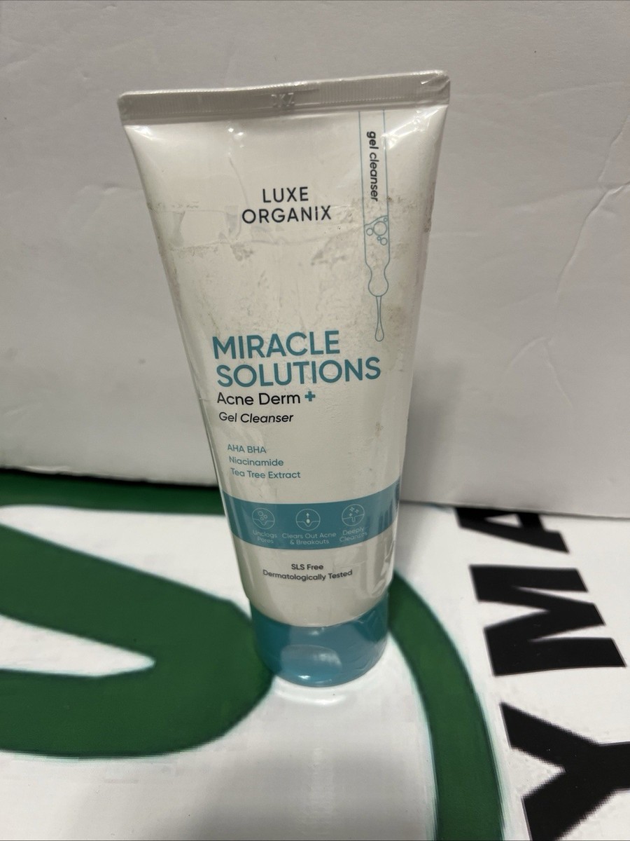 réaliser le luxe stem cleansing EX 150ml Luxe Organix Miracle Solutions Acne Derm+ Gel Cleanser 150g