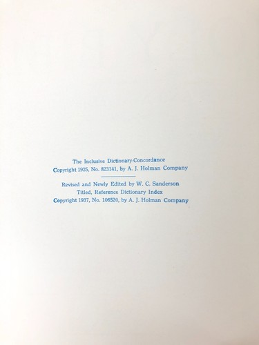 Dictionnaire index édition maçonnique Holman 1956 Sainte Bible plaques couleur etc - Photo 8/22