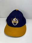 VTG 90s 80s OMAHA ROYALS Minor League 7 Fitted Hat Cap Kansas City KC Wool SEE
