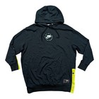 Nike Sportswear Women's Pullover Hoodie Oversized Black Sz M Center Logo