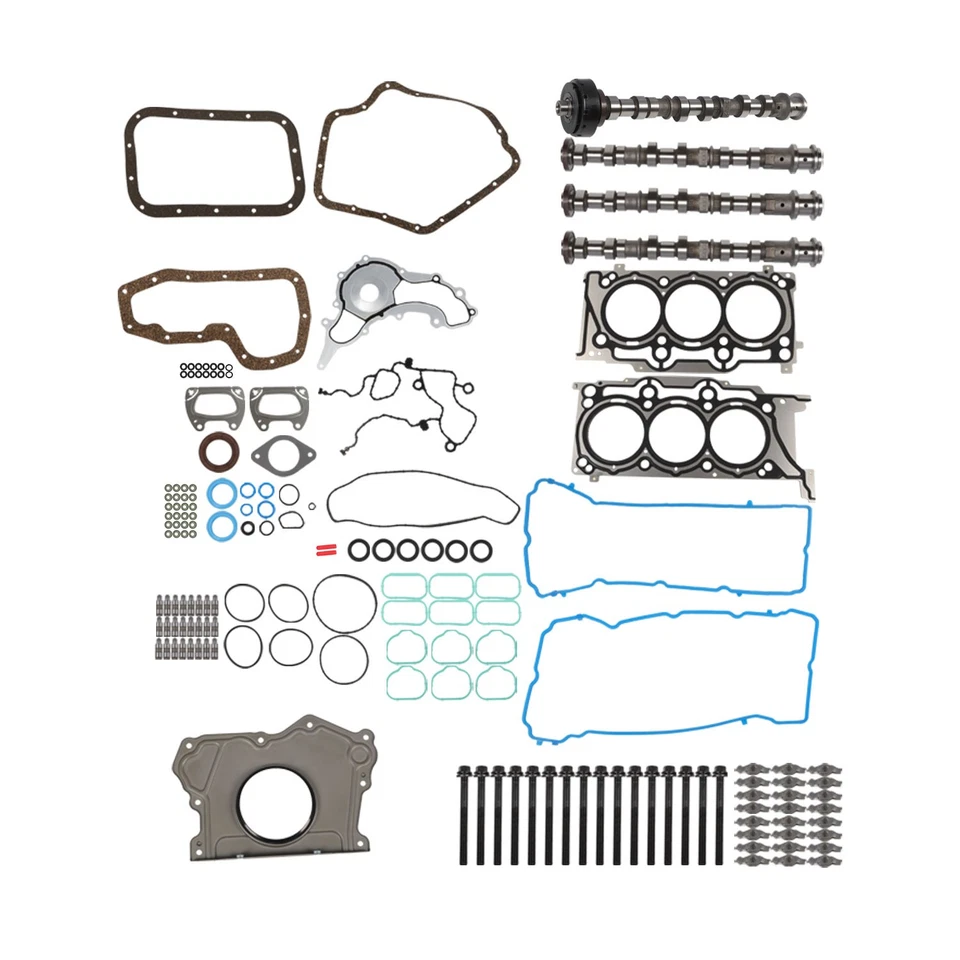 Camshaft Rocker Arms Lifters Head Gasket Kit For 11-16 ChrysIer Dodge Jeep 3.6L - Image 2 of 4