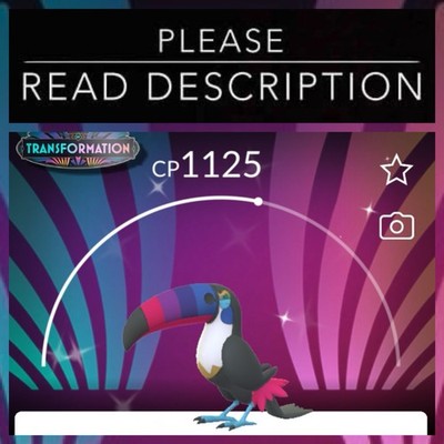 Shiny Toucannon Special Background Community Day - Pokemon Go