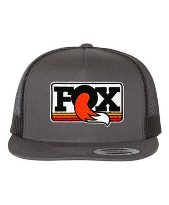 Fox Racing OG Classic Patch Snapback Cap CHARCOAL / BLACK Limited Neu