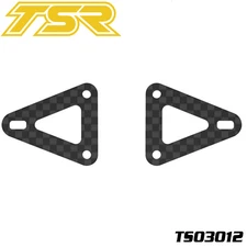 Team Saxo TS03012 Carbon Fiber Front Swing Arm Plate GK-200 RC Go Kart Parts