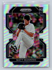 2022 Panini Prizm Silver Prizm #260 Matt Manning Rc Rookie  Detroit Tigers A77