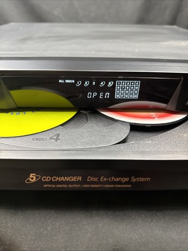 Sony CDP-CE275 CD Changer 5 Compact Disc Player HiFi Stereo TESTED, Works Great! - Picture 2 of 11