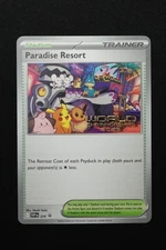 ENGLISH 2025 World Championship Promo - Paradise Resort Pokemon TCG 224 SV-P