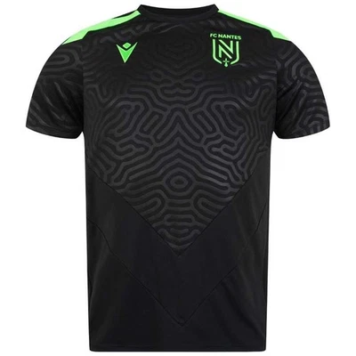 Maillot Nantes FC Macron Noir/Vert Homme Taille L Neuf et Authentique - Photo 1/2