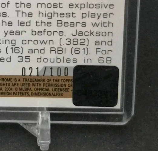 2004 Topps Chrome Refractor Conor Jackson #236 Rookie Auto RC /100 - Image 3 of 3