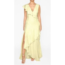 True Decadence Maxi Dress UK6 in Yellow RRP £125