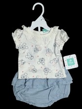 Disney Baby Mickey  Minnie Mouse 2 Piece Set Shorts Size 3-6 months New