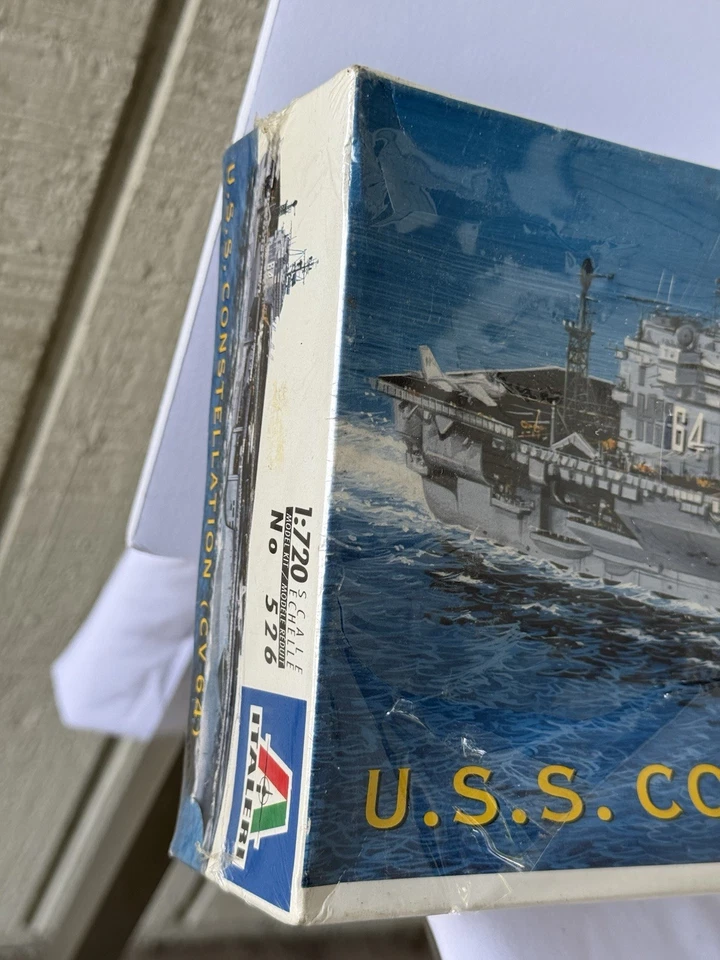 Italeri USS Constellation CV-64 No. 526 | 1:720 Battleship Navy Model 1990's New - Image 2 of 4