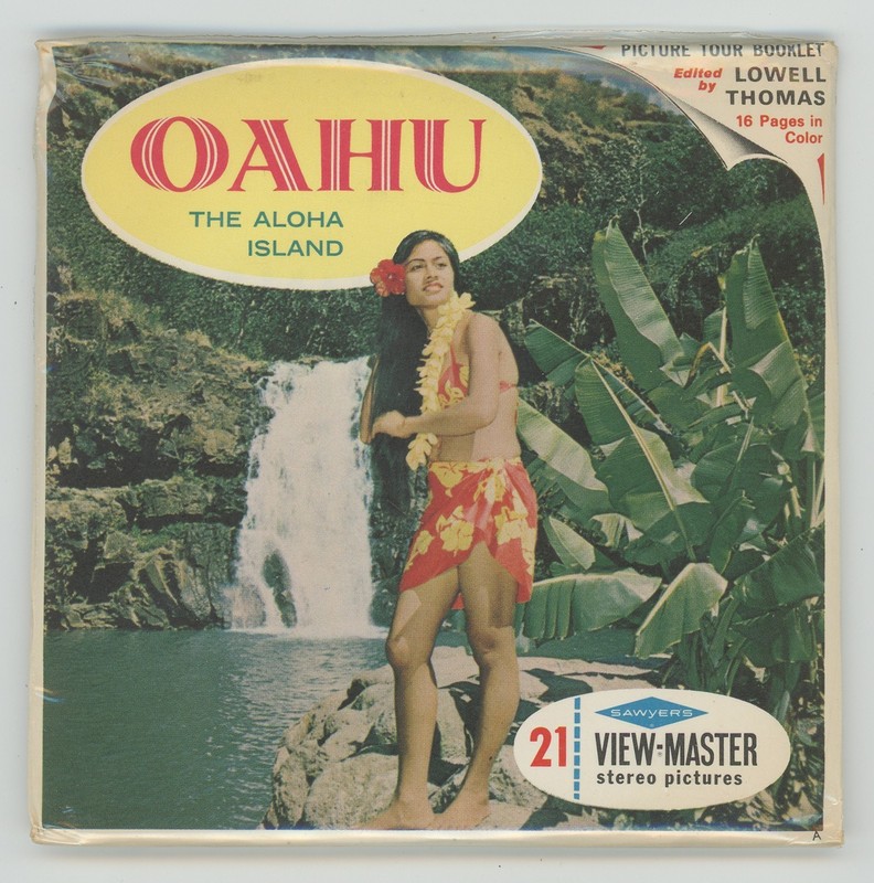 OAHU The Aloha Island Hawaii 1960's View-Master Packet A-126 Sealed Mint New