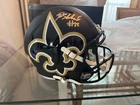 Rashid Shaheed Autographed New Orleans Saints Helmet Beckett Authenticated