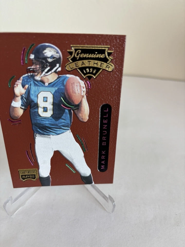 1996 Playoff Contenders Leather Mark Brunell #90 - Image 4 of 4
