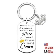 Niece Gifts From Auntie To My Niece Keychain From Aunt Best Nieces Gift From