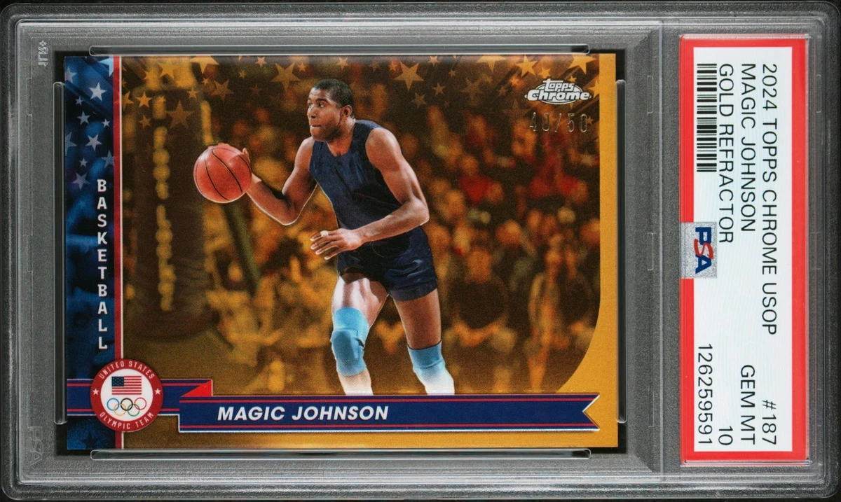 Magic Johnson Professional Sports Authenticator (PSA) Basketball