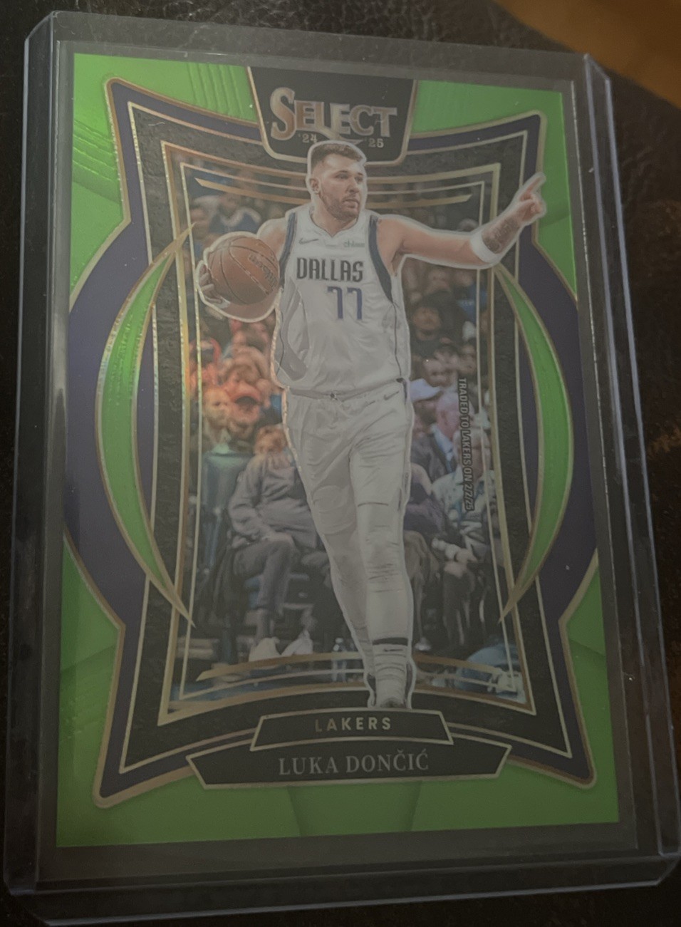 2024-25 Panini Select LUKA DONCIC Concourse Neon Green #38/75 Lakers