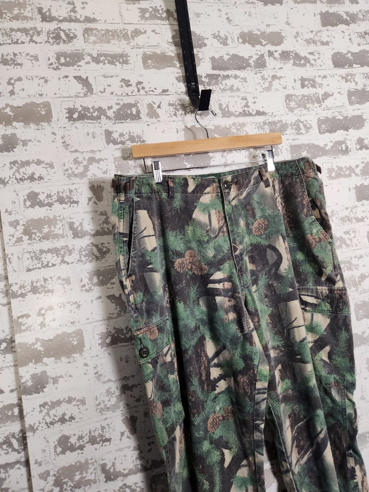 Pantalones Camuflados Cabela's 3D Konifer Seclusion Para Hombres 38 Verde Regular Carga Caza De Colección Foto 4 de 4