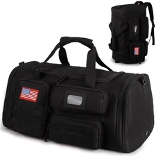Expandable Gym Bag For Men,Tactical Large 3 in 1 Sports Duffle Bag With Shoes...